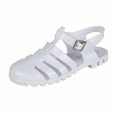 Truffle Collection WHITE PVC Jelly Sandals SIZE 5 RRP 12.99 CLEARANCE XL 2